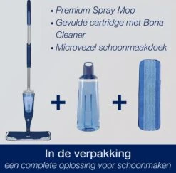 Bona Premium Spray Mop - Alles-in-1 Dweilsysteem - Vloerwisser Inclusief Houten Vloer Reiniger & Microvezel Reinigingspad - Streeploos - Sneldrogend 16 Bona Premium Spray Mop - Alles-in-1 Dweilsysteem - Vloerwisser Inclusief Houten Vloer Reiniger & Microvezel Reinigingspad - Streeploos - Sneldrogend -Leifheit Store 1200x1181 1