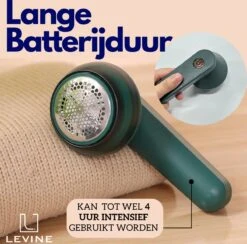 Levine Pluizenverwijderaar - Pluizentondeuse - Ontpluizer - Premium Lint Remover - Elektrisch - Oplaadbaar - Inclusief Oplader -Leifheit Store 1200x1183 12