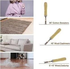 Arctic Fox® High Quality Echt Koper Pluizenverwijderaar - Ontpluizer -Draagbare Lint Remover - Verwijdert Pluisjes - Voor Tapijt - Wollen Kleding - Makkelijk Mee Te Nemen -Leifheit Store 1200x1183 13