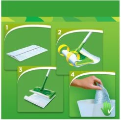 Swiffer Wet Doekjes – Vochtige Vloerdoekjes Met Frisse Citroen – 2x24 Natte Vloerdoekjes Duopack -Leifheit Store 1200x1185 1