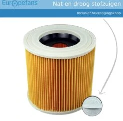 2x Patroonfilter Voor Kärcher WD1, WD2, WD3 En A Series 6.414-552.0 WD 2200, WD 2500 M, WD 3200, WD 3230, WD 3300 M, WD 3370 M, WD 3500 P, WD 3800 M Luchtafvoer Filter Cartridge Water Stofzuiger 6.414-552.0 -Leifheit Store 1200x1185 18
