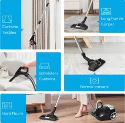 Aigostar Gordon 33ICQ - Stofzuiger Met Zak - Digitale Afstandsbediening Op Het Handvat -Leifheit Store 1200x1185 8