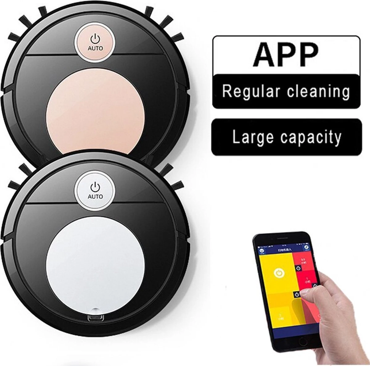 THEROB - Smart Robot Stofzuiger Met App. (zwart/zilver) Van € 139,95 Nu TIJDELIJK Voor € 69.89 10 THEROB - Smart Robot Stofzuiger Met App. (zwart/zilver) Van € 139,95 Nu TIJDELIJK Voor € 69.89 - Afbeelding 10