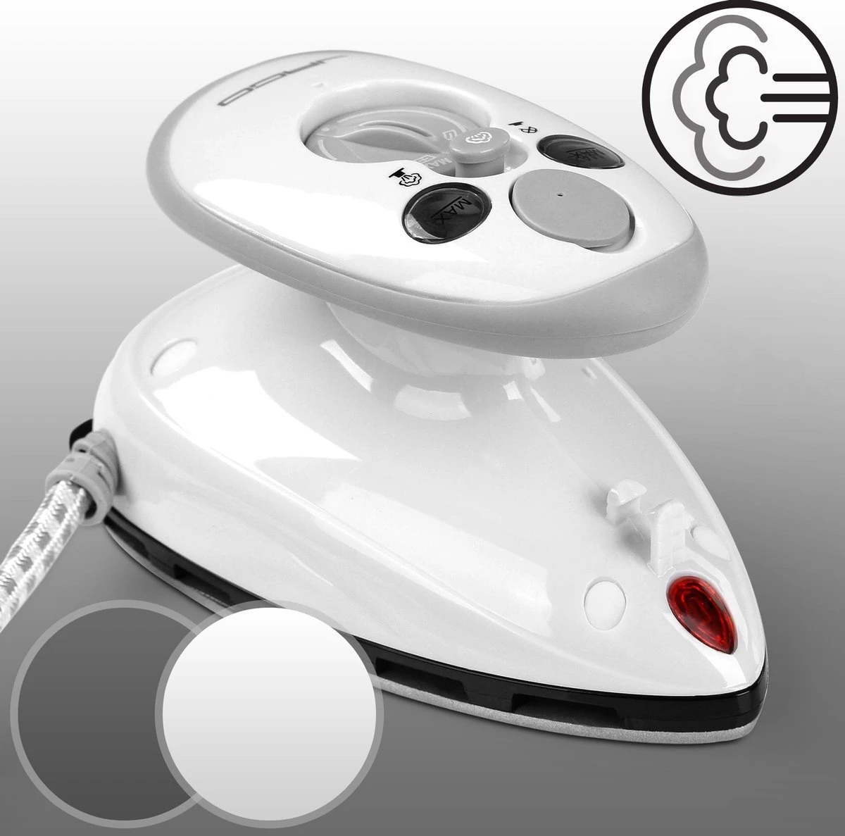 Trend24 - Strijkijzer - Stoomstrijkijzer - Reisstrijkijzer - Mini Strijkijzer - 420 W - Wit 12 Trend24 - Strijkijzer - Stoomstrijkijzer - Reisstrijkijzer - Mini Strijkijzer - 420 W - Wit - Afbeelding 12