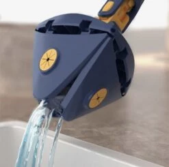 Premium Driehoekige Dweil Met Wringer - Verstelbaar En 360 Graden Draaibaar – Dweilsysteem Incl. 3 Microvezel Doeken -Leifheit Store 1200x1191