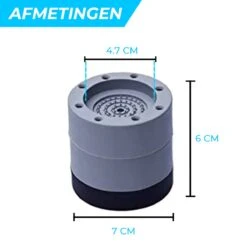 Minismus Wasmachine Trillingsdempers Set Van 4 Stuks - Zwart Vibratie Demper Pads - Antislipmatjes - Trillingsmat 6 CM 13 Minismus Wasmachine Trillingsdempers Set Van 4 Stuks - Zwart Vibratie Demper Pads - Antislipmatjes - Trillingsmat 6 CM -Leifheit Store 1200x1192 18