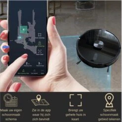 TONIHOMI® S8 - Robotstofzuiger Met Dweilfunctie - Automatisch Legen - Automatisch Opladen - LDS Laser Navigatie - Zwart -Leifheit Store 1200x1193 10