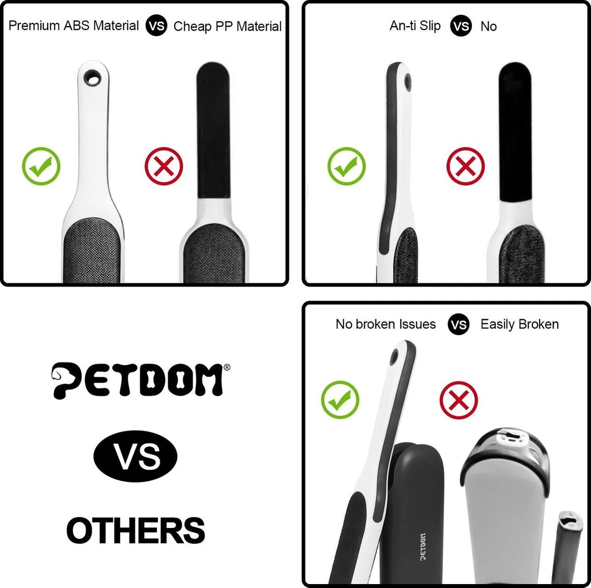 Huisdierhaar - Hondenharen & Kattenharen Kledingborstel Set Voor Het Verwijderen Van Haren, Kledingroller Pluizenborstel Pluizen Verwijderaar Honden Katten 2 Huisdierhaar - Hondenharen & Kattenharen Kledingborstel Set Voor Het Verwijderen Van Haren, Kledingroller Pluizenborstel Pluizen Verwijderaar Honden Katten - Afbeelding 2