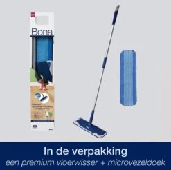 Bona Premium Microvezel Vloer Mop - Vloerwisser - In Hoogte Verstelbaar - Inclusief Microvezel Doek - 42 CM -Leifheit Store 1200x1195 12