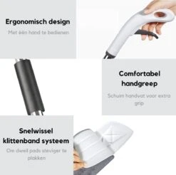 W&Z® Spray Mop - Schoonmaak Dweilsysteem - Vloerwisser Met Spray Functie - Vloertrekker Met Steel - Vloerreiniger - Wit -Leifheit Store 1200x1195 21