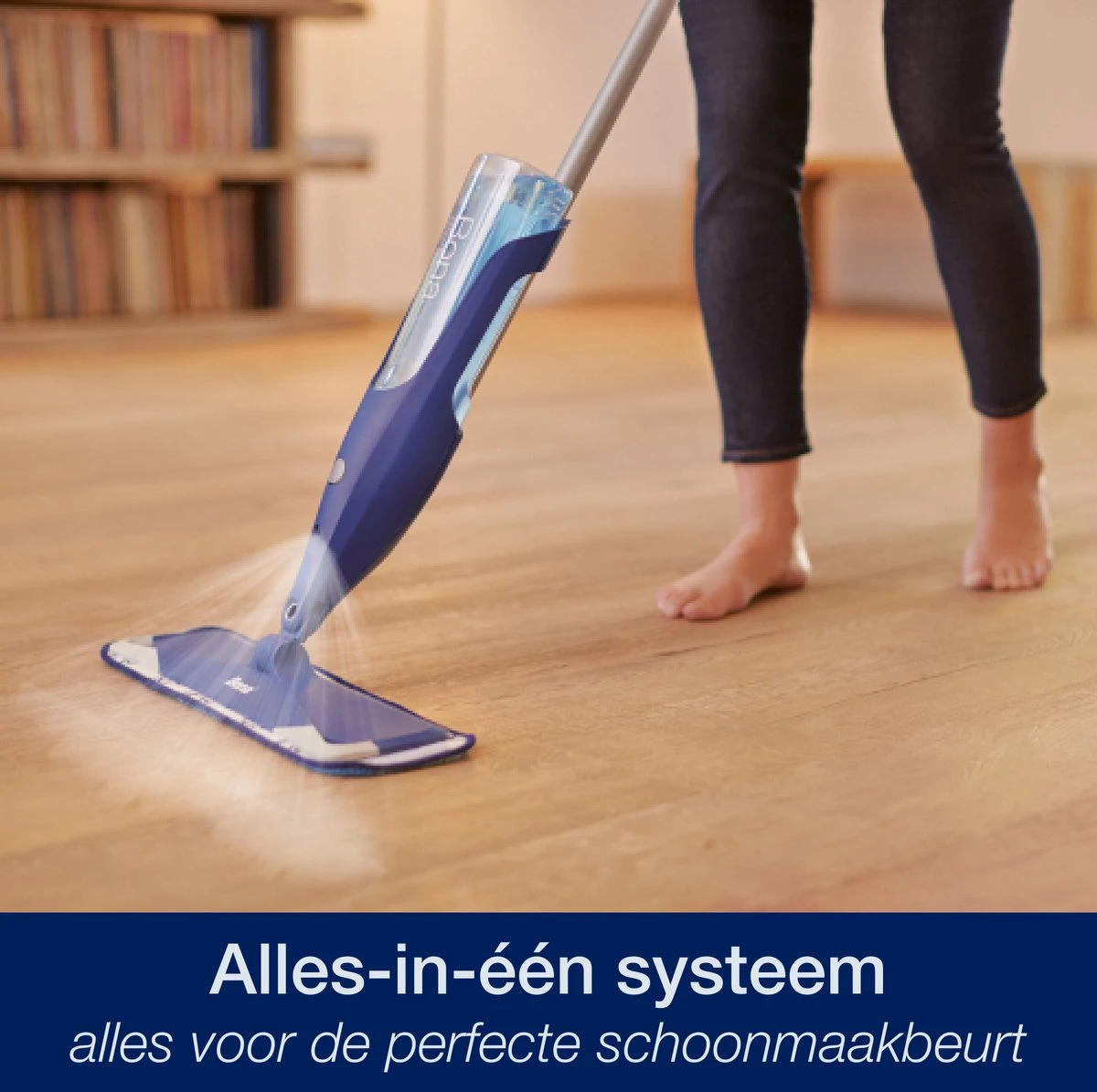 Bona Premium Spray Mop - Alles-in-1 Dweilsysteem - Vloerwisser Inclusief Houten Vloer Reiniger & Microvezel Reinigingspad - Streeploos - Sneldrogend 8 Bona Premium Spray Mop - Alles-in-1 Dweilsysteem - Vloerwisser Inclusief Houten Vloer Reiniger & Microvezel Reinigingspad - Streeploos - Sneldrogend - Afbeelding 8