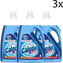 Calgon 3 In 1 Power Gel Wasmachine Reiniger En Anti Kalk - 2,25 L X3