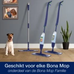 Bona Microfiber Cleaning Pad - Microvezel Reinigingspad - Vervangingsdoek - 42 CM - 500 X Wasbaar - 1 Stuk -Leifheit Store 1200x1195 6