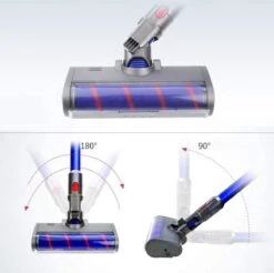 Zuigmond Met Zachte Roller Voor Dyson V7 / V8 / V10 / V11 En V15 Series Steelstofzuigers – Met LED Licht -Leifheit Store 1200x1197 27