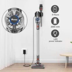 Steelstofzuiger Draadloos 200Watt Met 6 Verschillende Opzetstukken - Zakloos - Hepa Filter - Handstofzuiger - Kruimeldief -Leifheit Store 1200x1198 19