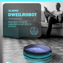Tennex Robotstofzuiger Met Dweilfunctie Vacuum Cleaner - Stofzuiger Draadloos Zonder Zak Met Dweilsysteem - Dweilrobot -Leifheit Store 1200x1198 20