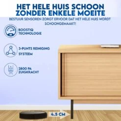 Maxi Smart Robotstofzuiger - Robotstofzuiger Met Optie Tot Dweilfunctie – Borstelfunctie - Inclusief APP -Leifheit Store 1200x1198 23