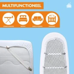LaundrySpecialist Universele Lakenspanners - Set Van 4 Stuks - Multifunctioneel - Overtrekspanners Voor Jouw Strijkplankhoes 9 LaundrySpecialist Universele Lakenspanners - Set Van 4 Stuks - Multifunctioneel - Overtrekspanners Voor Jouw Strijkplankhoes -Leifheit Store 1200x1199 38