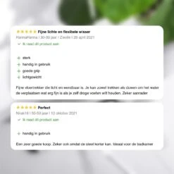 Amenzo® Vloertrekker Met Steel - Vloerwisser - 35 Cm + 120 Cm Steel - Uitschuifbare Aluminium Steel - Badkamer – Trekker - Vloerwisser Wit – Watertrekker -Leifheit Store 1200x1200 102