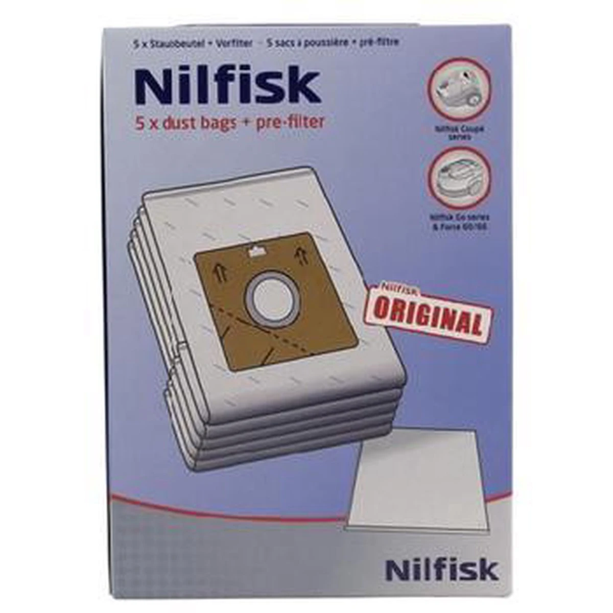 Nilfisk One Coupe Serie Synthetische Stofzakken 5 St 12 Nilfisk One Coupe Serie Synthetische Stofzakken 5 St - Afbeelding 12