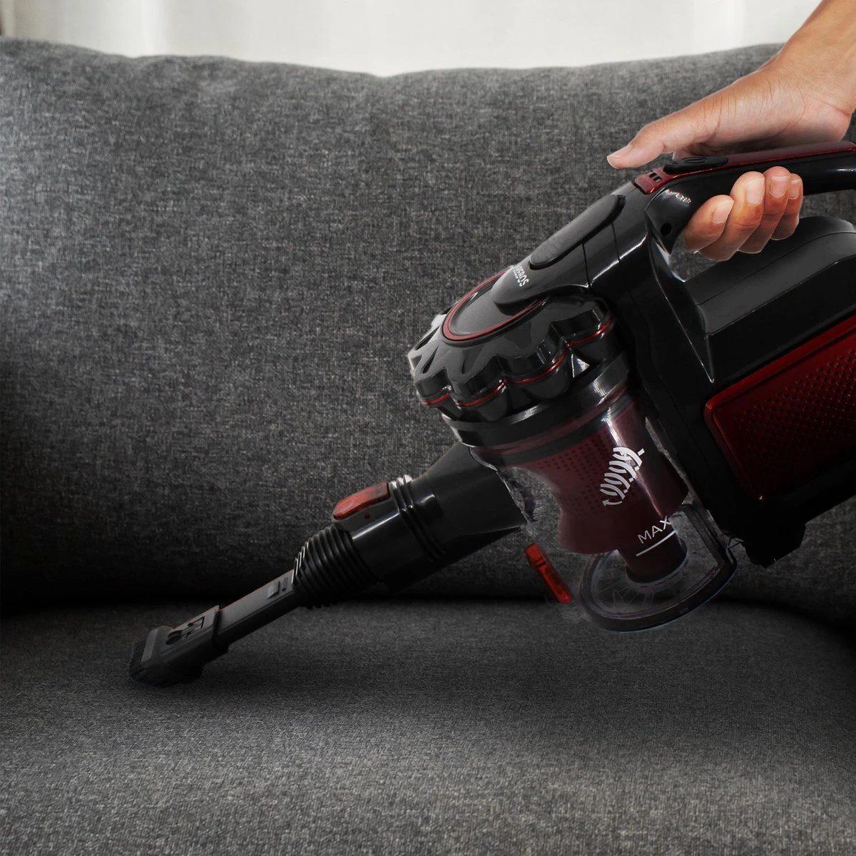 AREBOS Draagbare Accustofzuiger 2in1 Accustofzuiger Zakloos Draadloos Wandlader 7 AREBOS Draagbare Accustofzuiger 2in1 Accustofzuiger Zakloos Draadloos Wandlader - Afbeelding 7