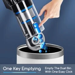 Aigostar 4 In 1 Steelstofzuiger Draadloos - Steelstofzuigers - Kruimelzuiger Functie - 250W - 2700Pa - Willie 33A3O - Wit 13 Aigostar 4 In 1 Steelstofzuiger Draadloos - Steelstofzuigers - Kruimelzuiger Functie - 250W - 2700Pa - Willie 33A3O - Wit -Leifheit Store 1200x1200 1067