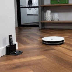 Zoef Robot Jannie Robotstofzuiger Met Dweilfunctie /slimme Navigatie JS800WG Robotstofzuiger APP / Dweil / Glazen Top - Robotstofzuiger Met Laadstation - -Leifheit Store 1200x1200 1114