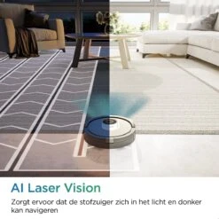 Shark AI Laser Robotstofzuiger - Automatisch Laadstation - Krachtig Tegen Huisdierharen - Mobiele App - Zakloos - RV2001EU -Leifheit Store 1200x1200 1127