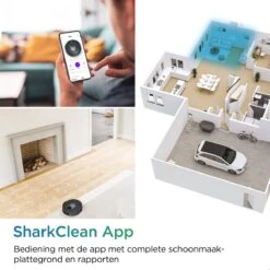 Shark AI Laser Robotstofzuiger - Automatisch Laadstation - Krachtig Tegen Huisdierharen - Mobiele App - Zakloos - RV2001EU -Leifheit Store 1200x1200 1130