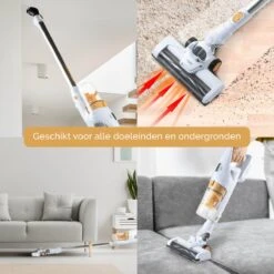 PRIMO PR500SV Stofzuiger Zonder Zak - 3-in-1 Steelstofzuiger Draadloos - Kruimelzuiger - HEPA Filter - Wit/Peach 12 PRIMO PR500SV Stofzuiger Zonder Zak - 3-in-1 Steelstofzuiger Draadloos - Kruimelzuiger - HEPA Filter - Wit/Peach -Leifheit Store 1200x1200 1141