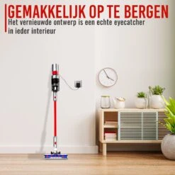 Looki Airbot - 4-in-1 Steelstofzuiger En Kruimelzuiger - 21KPA - Draadloos & Zakloos - Oplaadbaar - 150W - Stofzuiger Zonder Zak -Leifheit Store 1200x1200 1308