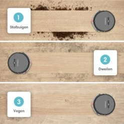 CleanDays Robotstofzuiger Met Dweilfunctie - Met Laadstation - Dweilrobot - Robot Stofzuiger - Robotstofzuigers - Incl. Nederlandse Instructievideo -Leifheit Store 1200x1200 1381