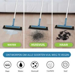 Taxtic® Vloerwisser – Vloertrekker Met Steel – Douchewisser - Vloertrekker – Vloerwisser Badkamer – Trekker - Ophangstuk -Leifheit Store 1200x1200 14