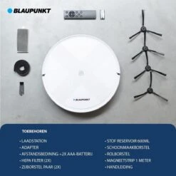 Blaupunkt Bluebot XVAC – Robotstofzuiger Met Laadstation - Met Optie Tot Dweilfunctie – Slimme Gyro Navigatie 26 Blaupunkt Bluebot XVAC – Robotstofzuiger Met Laadstation - Met Optie Tot Dweilfunctie – Slimme Gyro Navigatie -Leifheit Store 1200x1200 1446