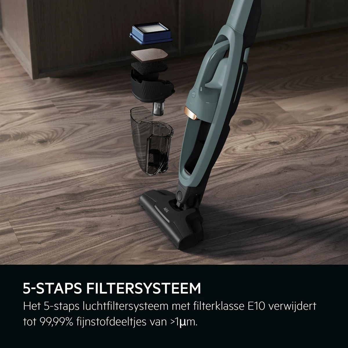 AEG QX6-1-40OG - Steelstofzuiger - Stofzuiger Draadloos - Stofzuigers - Zakloos 4 AEG QX6-1-40OG - Steelstofzuiger - Stofzuiger Draadloos - Stofzuigers - Zakloos - Afbeelding 4