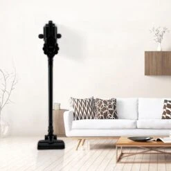 AREBOS - 2-in-1 Steelstofzuiger Draadloos - Stofzuiger Zonder Zak 200W - Kruimelzuiger - Handstofzuiger - Turboborstel Met LED - Stofzuiger Met Zak - Zwart -Leifheit Store 1200x1200 1542