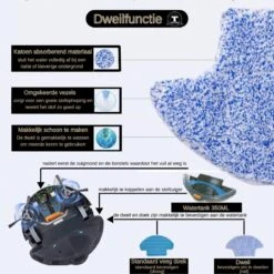 TONIHOMI® D2-001 - Robotstofzuiger Met Dweilfunctie - Automatisch Opladen - Perfect Voor Huisdieren - Mat Zwart -Leifheit Store 1200x1200 1549