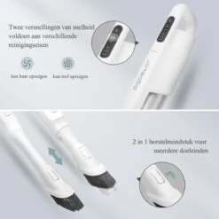 Aigostar Rocket 33YAS - Steelstofzuiger Draadloos - Handstofzuiger- Kruimelzuiger - Wit -Leifheit Store 1200x1200 1587