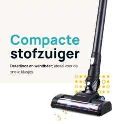MOA - Steelstofzuiger - 2-in-1 - Kruimelzuiger - Draadloos - 120 Watt - Zonder Zak - VC72 -Leifheit Store 1200x1200 1592