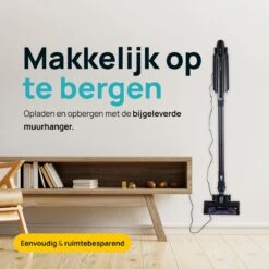 MOA - Steelstofzuiger - 2-in-1 - Kruimelzuiger - Draadloos - 120 Watt - Zonder Zak - VC72 -Leifheit Store 1200x1200 1595