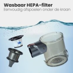 Auronic Steelstofzuiger - Draadloos - 4-in-1 - Op Batterij - 160W - Rood/Grijs 14 Auronic Steelstofzuiger - Draadloos - 4-in-1 - Op Batterij - 160W - Rood/Grijs -Leifheit Store 1200x1200 1631