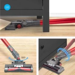 Auronic Steelstofzuiger - Draadloos - 4-in-1 - Op Batterij - 160W - Rood/Grijs 16 Auronic Steelstofzuiger - Draadloos - 4-in-1 - Op Batterij - 160W - Rood/Grijs -Leifheit Store 1200x1200 1633