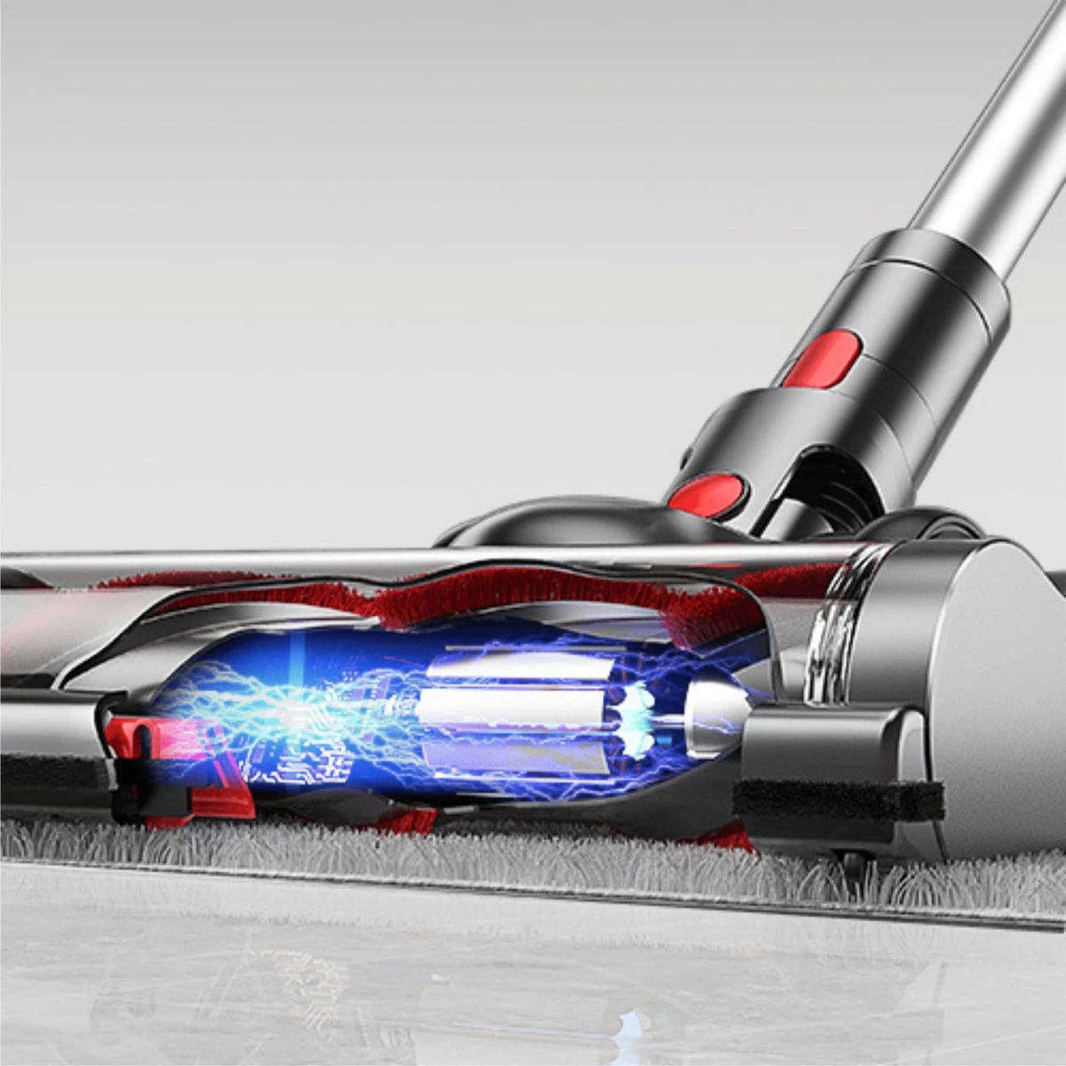 Steelstofzuiger Draadloos 200Watt Met 4 Verschillende Opzetstukken - Zakloos - Hepa Filter - Handstofzuiger - Kruimeldief 5 Steelstofzuiger Draadloos 200Watt Met 4 Verschillende Opzetstukken - Zakloos - Hepa Filter - Handstofzuiger - Kruimeldief - Afbeelding 5