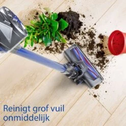 PRIMO PR502SV Stofzuiger Zonder Zak - 3-in-1 Steelstofzuiger Draadloos - Kruimelzuiger - HEPA Filter - Zwart / Blauw -Leifheit Store 1200x1200 1700