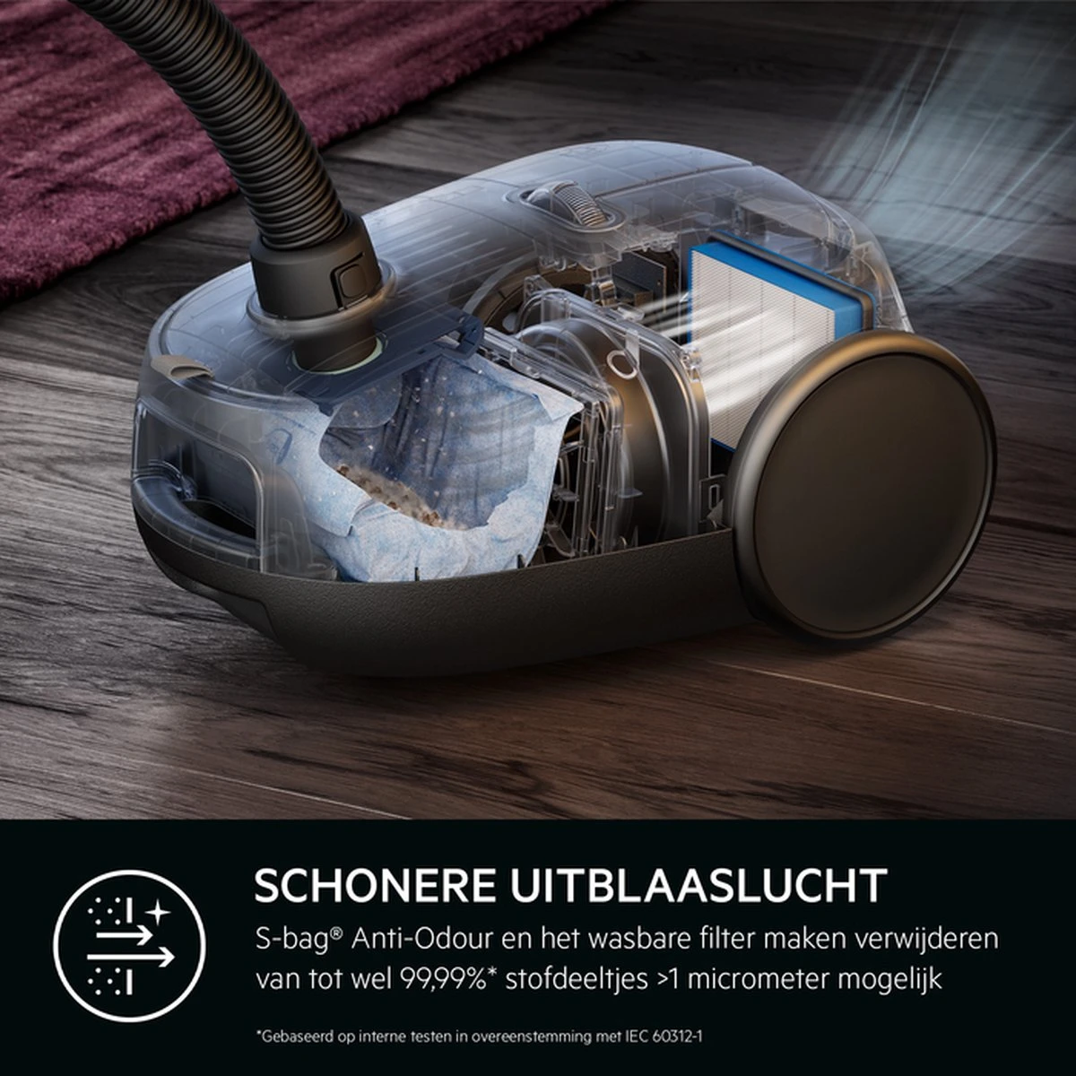 AEG AB61A4DB - Animal 6000 - Stofzuiger Met Zak - Stofzuigers - Parketborstel - Dierenhaar - Hepa 13 6 AEG AB61A4DB - Animal 6000 - Stofzuiger Met Zak - Stofzuigers - Parketborstel - Dierenhaar - Hepa 13 - Afbeelding 6