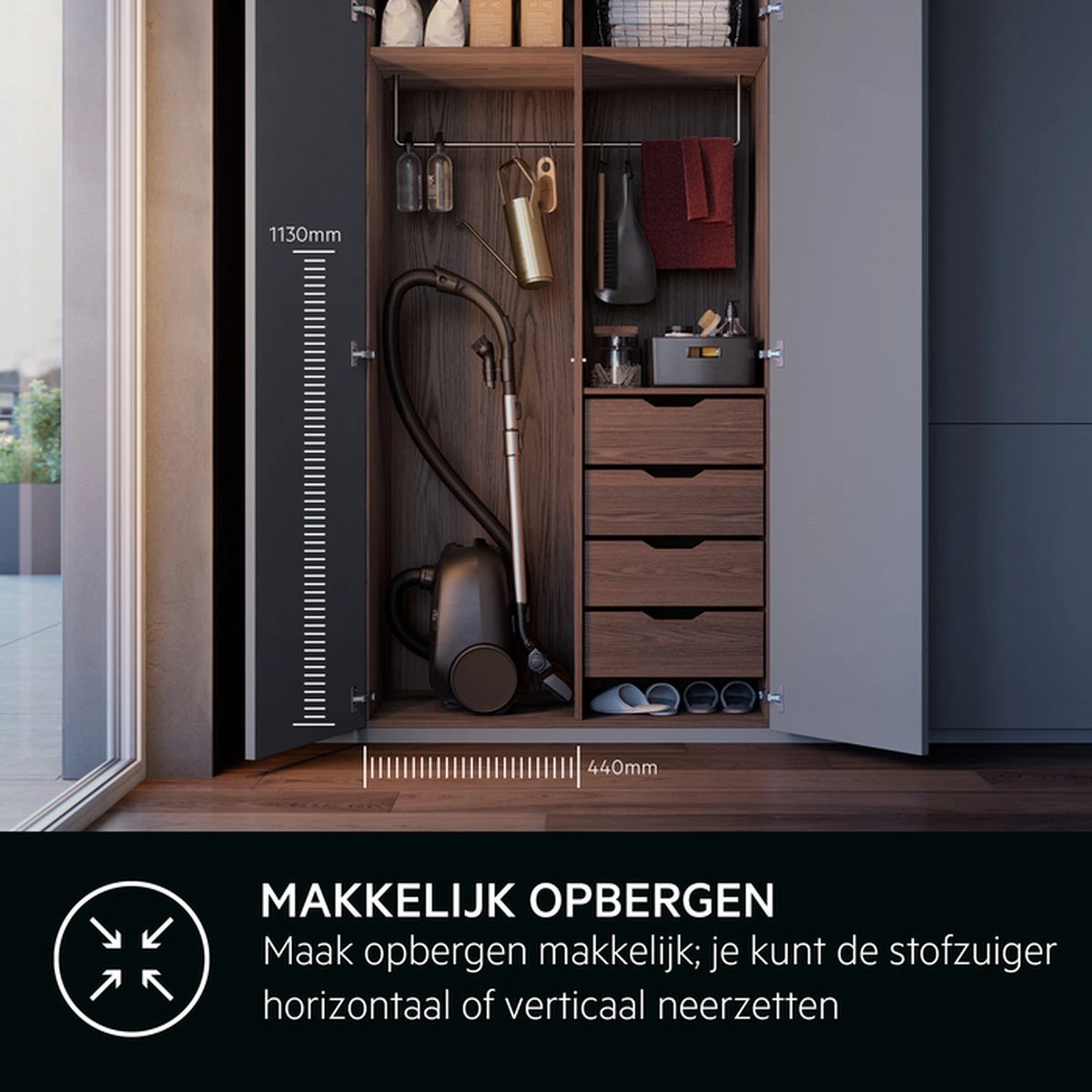 AEG AB61A4DB - Animal 6000 - Stofzuiger Met Zak - Stofzuigers - Parketborstel - Dierenhaar - Hepa 13 11 AEG AB61A4DB - Animal 6000 - Stofzuiger Met Zak - Stofzuigers - Parketborstel - Dierenhaar - Hepa 13 - Afbeelding 11