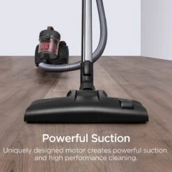 Herenthal Stofzuiger Zonder Zak - 3 Liter - Cyclonische Stofzuiger - Stofzuigers - 5 Niveaus Filtering- Sterke Zuigkracht - Vacuum Cleaner - Compact En Licht - Gemakkelijk Schoon Te Maken - Rood -Leifheit Store 1200x1200 1824