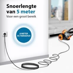 TurboTronic CV07 Stofzuiger Zonder Zak – Zwart/Oranje -Leifheit Store 1200x1200 1856