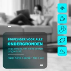 Tennex Robotstofzuiger Met Dweilfunctie Vacuum Cleaner - Stofzuiger Draadloos Zonder Zak Met Dweilsysteem - Dweilrobot -Leifheit Store 1200x1200 1926