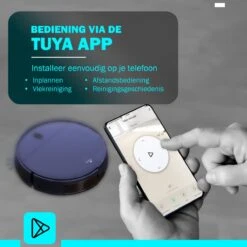 Tennex Robotstofzuiger Met Dweilfunctie Vacuum Cleaner - Stofzuiger Draadloos Zonder Zak Met Dweilsysteem - Dweilrobot -Leifheit Store 1200x1200 1929